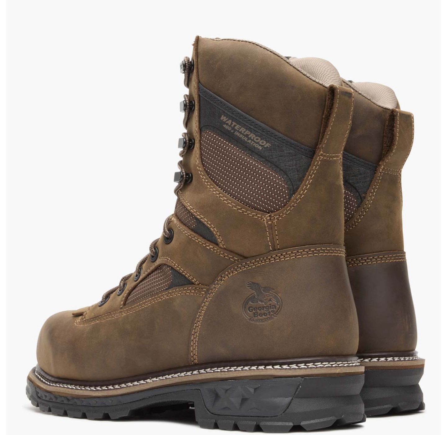 Мужские ботинки GEORGIA BOOT Ltx Logger 9" Composite Toe 400G Insulated Waterproof Work Boot — фото 4