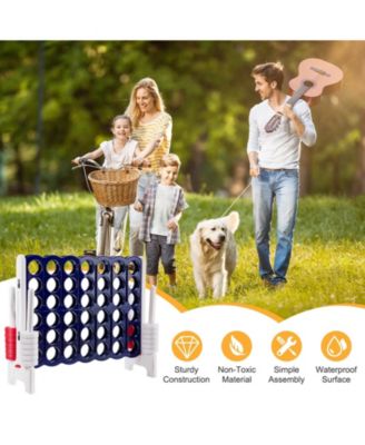 3.5 Feet Tall Jumbo 4-to-Score Giant Game Set with 42 Jumbo Rings