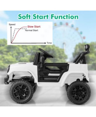 12V Kids Ride on Truck Car with Parental Remote and Music Player