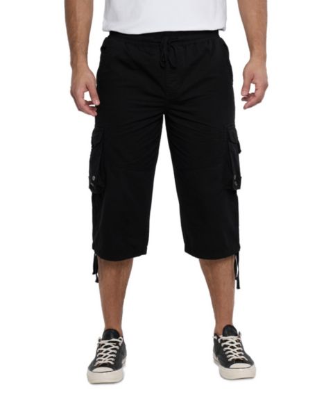 Мужские шорты XRAY X RAY 18" Elastic Waist Capri Long Cargo, цвет: Чёрный