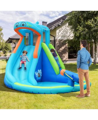 Inflatable Water Pool with Splash and Slide