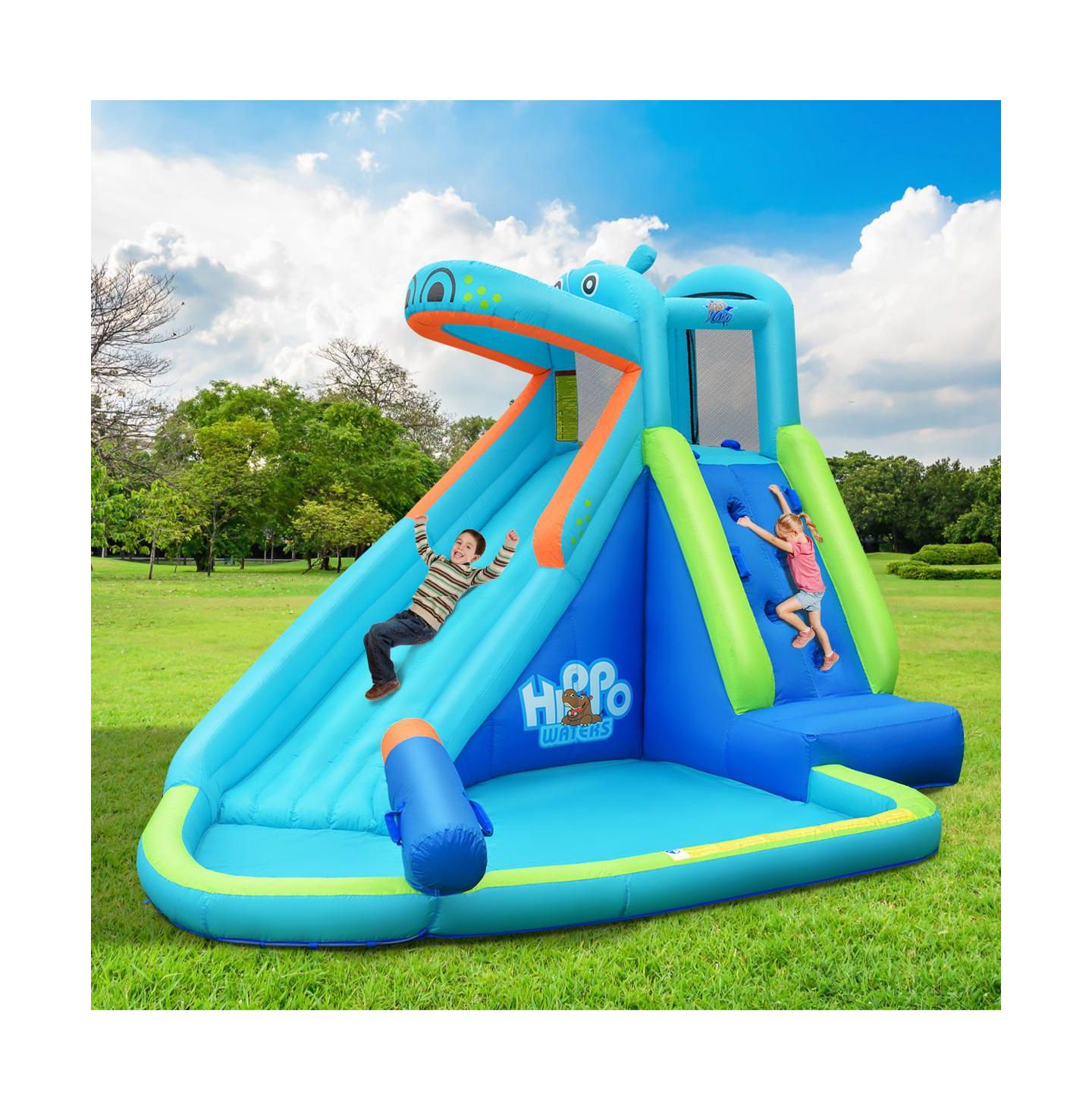 Детская игрушка Mecale Inflatable Water Pool with Splash and Slide, цвет: Синий — фото 10