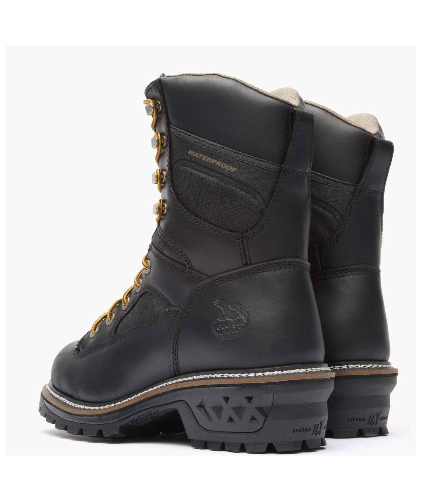 Мужские ботинки GEORGIA BOOT Ltx Logger Waterproof Black Work Boot, цвет: Чёрный — фото 7