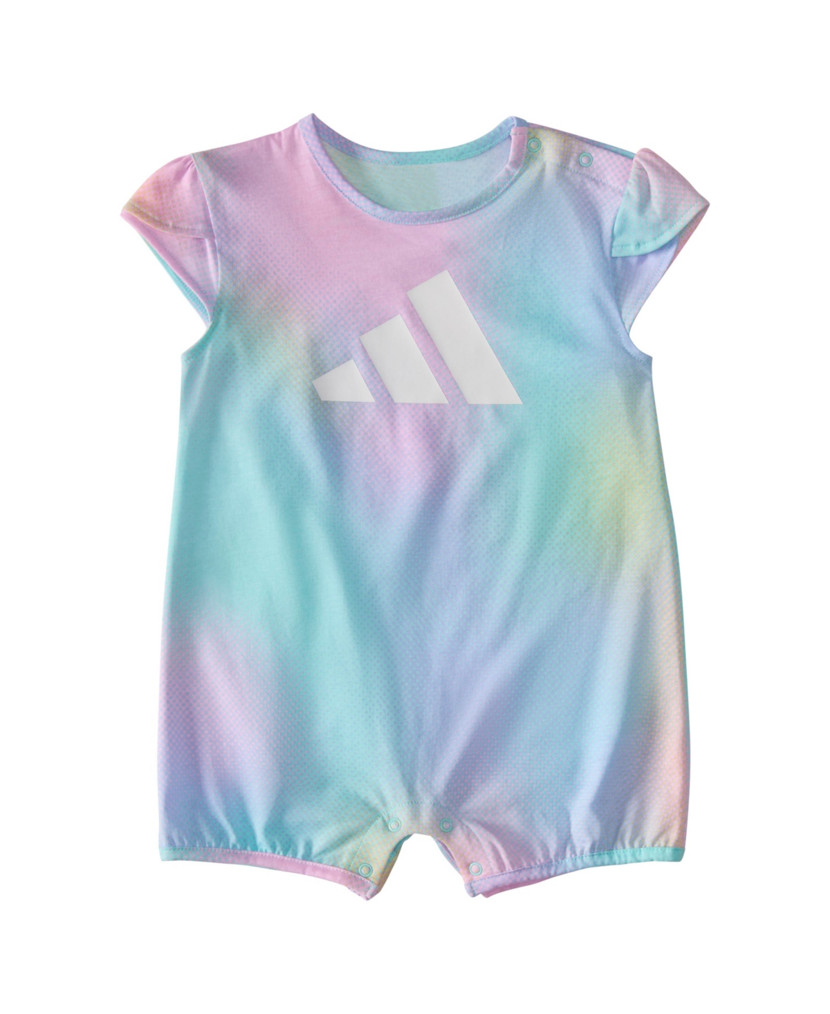 Adidas Originals Baby Girls Short Sleeve Printed Shortie Romper