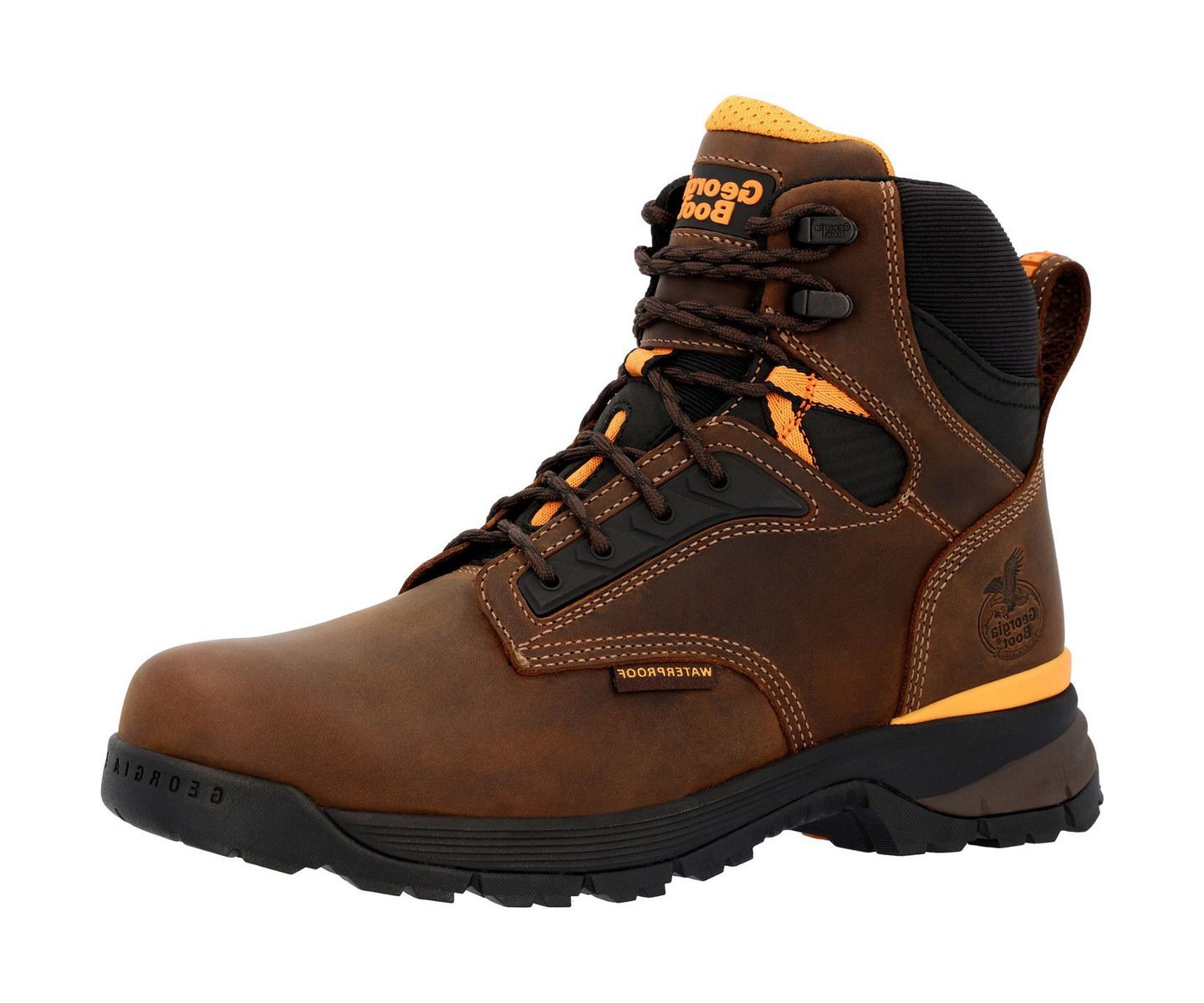 Мужские ботинки GEORGIA BOOT Tbd Waterproof Work Boot, цвет: Коричневый — фото 9
