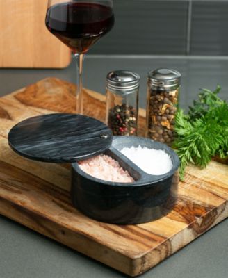 5 Ounce Marble Salt Box