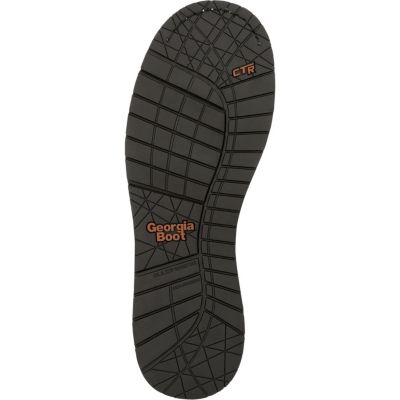 Men's AMP LT Wedge Waterproof Moc-Toe Black Work Boot