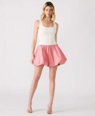 Women's Bubble Linnea Mixed-Media Mini Dress