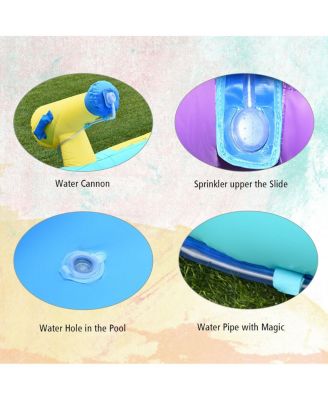 Inflatable Water Park Mighty Bounce House with Pool and 780W Blower