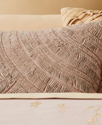 Foil Printed and Textured Decorative Pillow, 16" x 20"