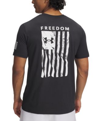 Men's Freedom Flag Logo Crewneck T-Shirt