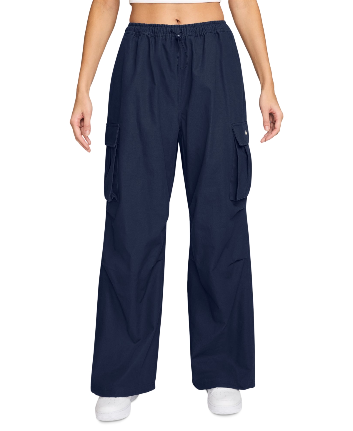 Nike Sportswear Loose Woven Cargo Pants In Blue
