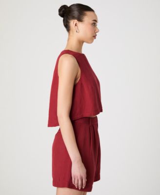 Women's Birdie Crewneck Sleeveless Top