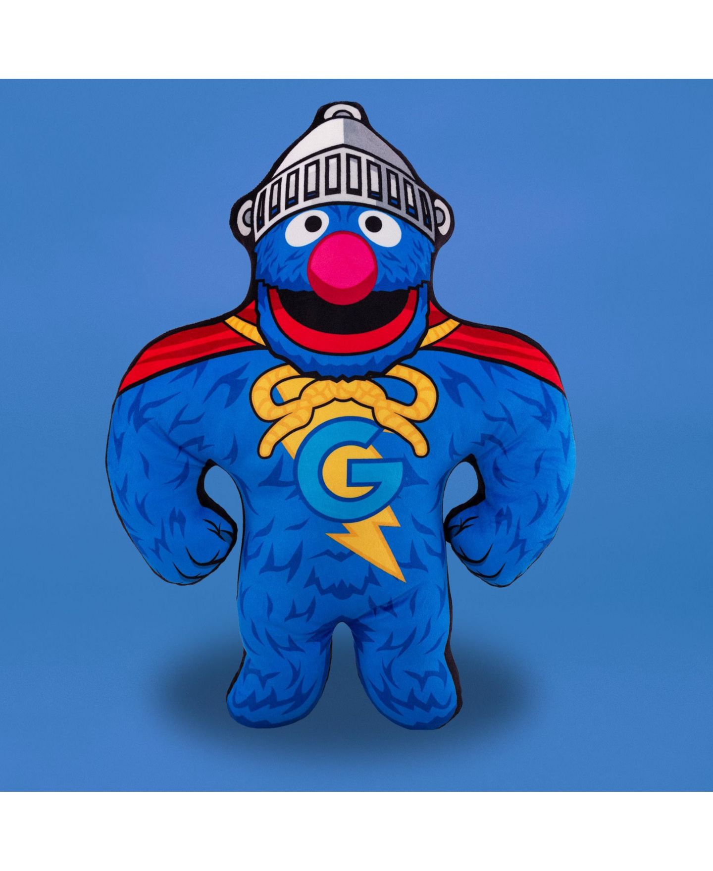 Детская мягкая игрушка Bleacher Creatures Sesame Street Super Grover 24" Plush — фото 3