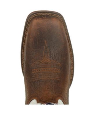 Men's Rebel by Distressed Flag Embroidery Western Boot