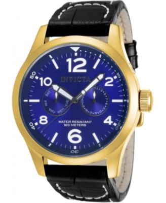 Men's 12173 Specialty Quartz 3 Hand Blue Dial Watch