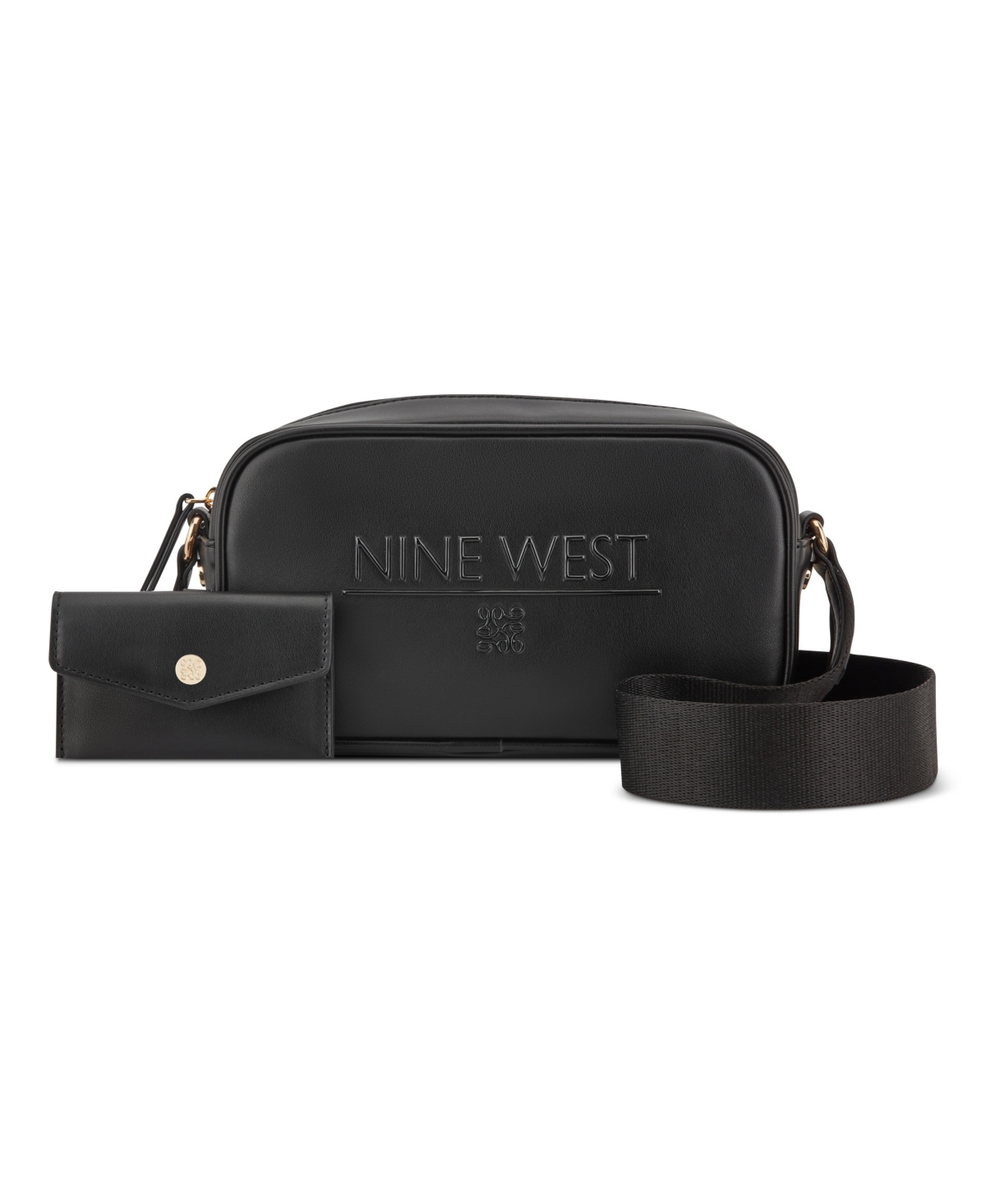 Pauline Camera Small Crossbody Bag - Black