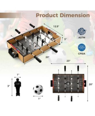 Game Room Size Football Table with Non-slip Handle