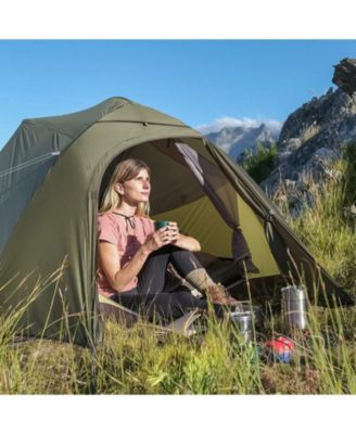 Cloud-Up 3 Person Lightweight Backpacking Tent with Footprint - 3 Season Free Standing Dome Camping Hiking Waterproof Backpack Tents