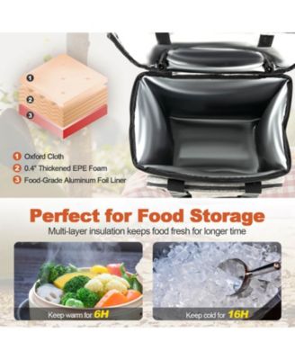 50-Can Large Leakproof Rolling Cooler with Detachable Bottom Plate