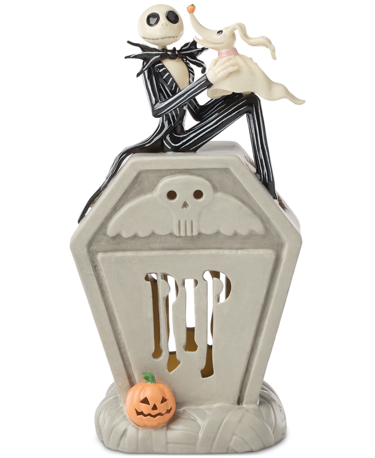 Lenox Nightmare Before Christmas Covered Candy Jar In White