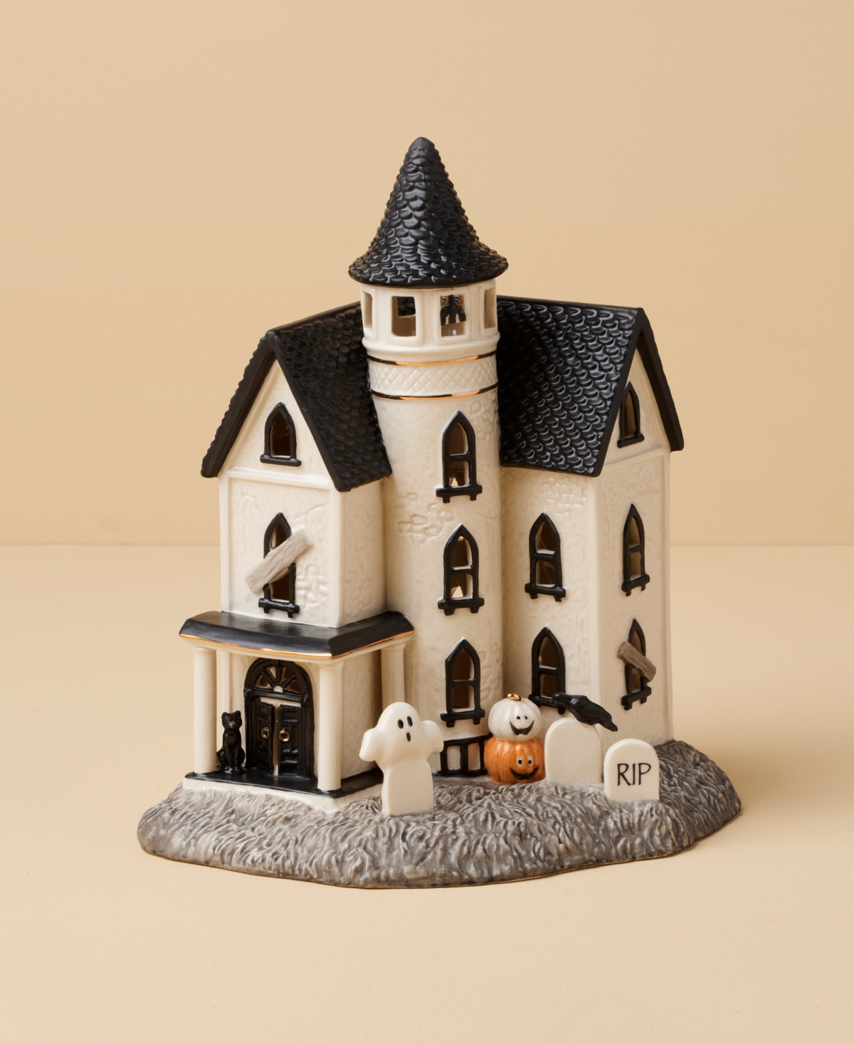 Lenox Vintage Halloween Led Manor Figurine In Multi