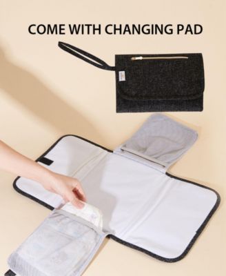 Convertible Tweed Diaper Backpack