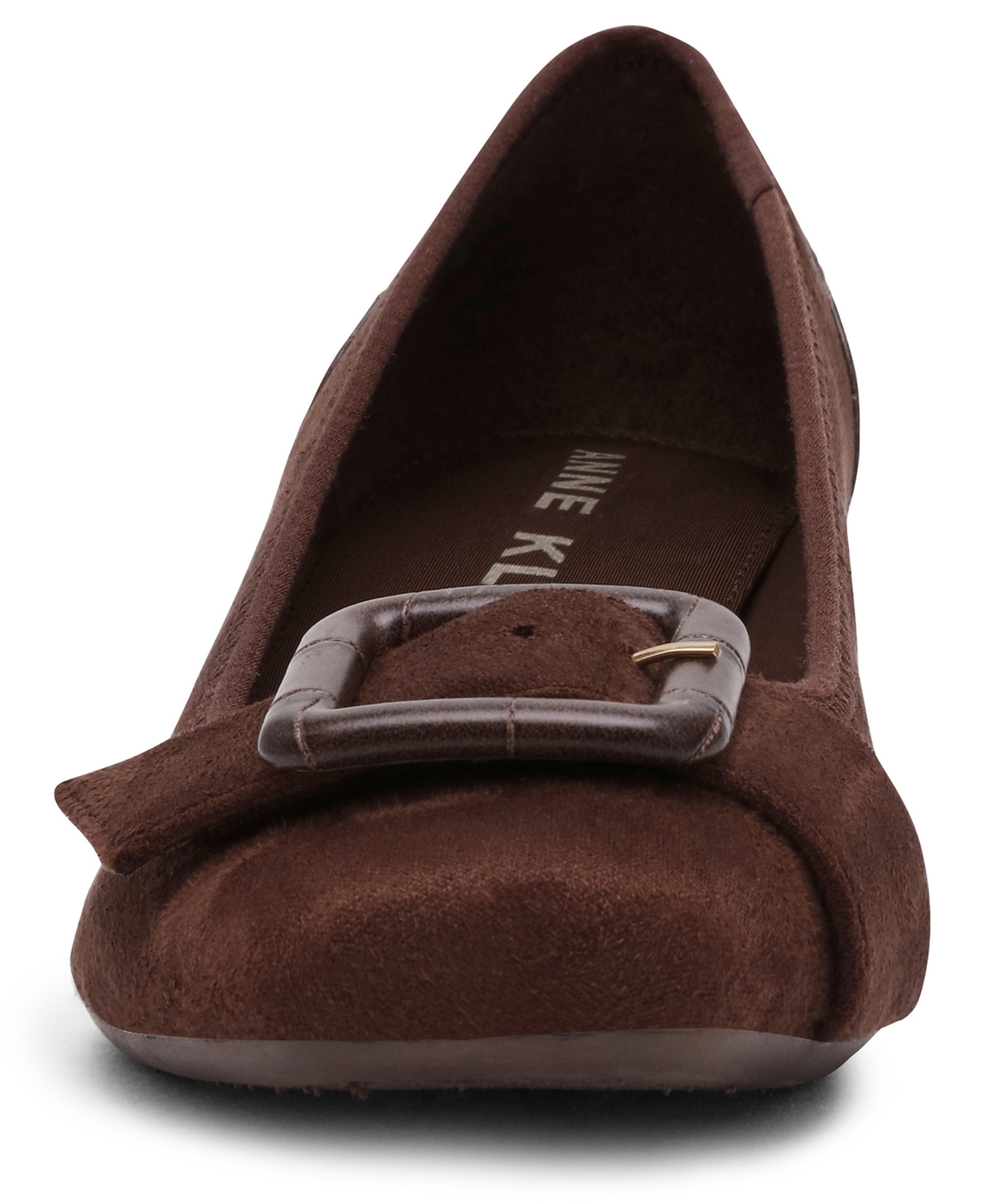 Anne Klein Wyatt Wedge Pump In Brown
