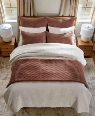 Velvet Stitch 2-Pc. Sham Set, European