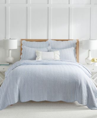 Martha Stripe Reversible 3 Pc. Quilt Sets