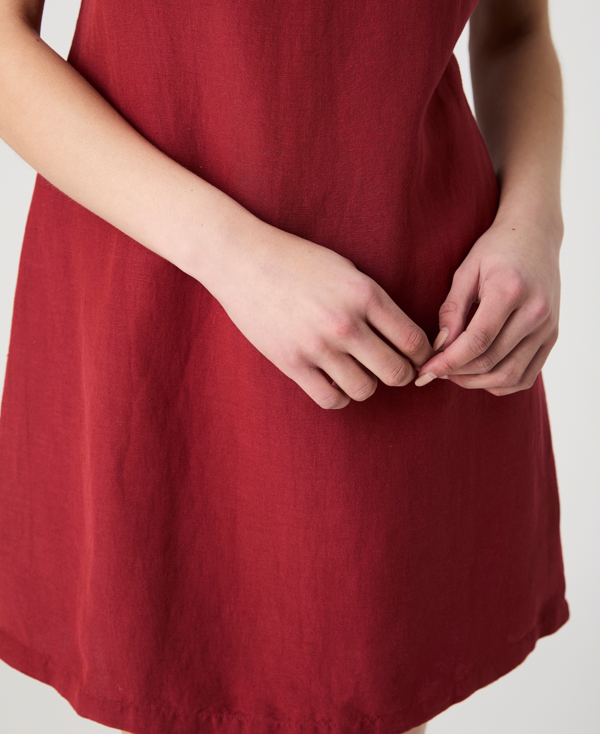 French Connection Birdie Square Neck Minidress
