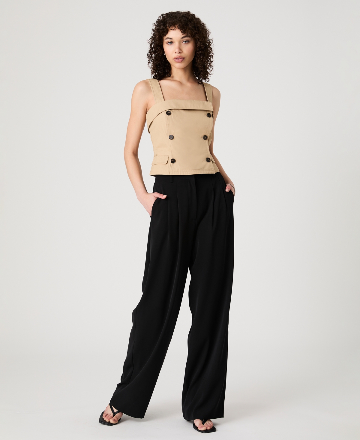 French Connection Light Weight Trench Top