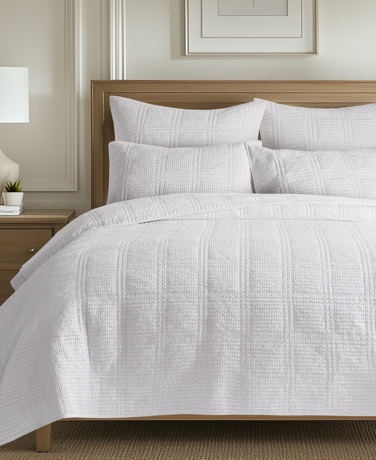 Levtex Cloud Waffle Textured 3-Pc. Quilt Set