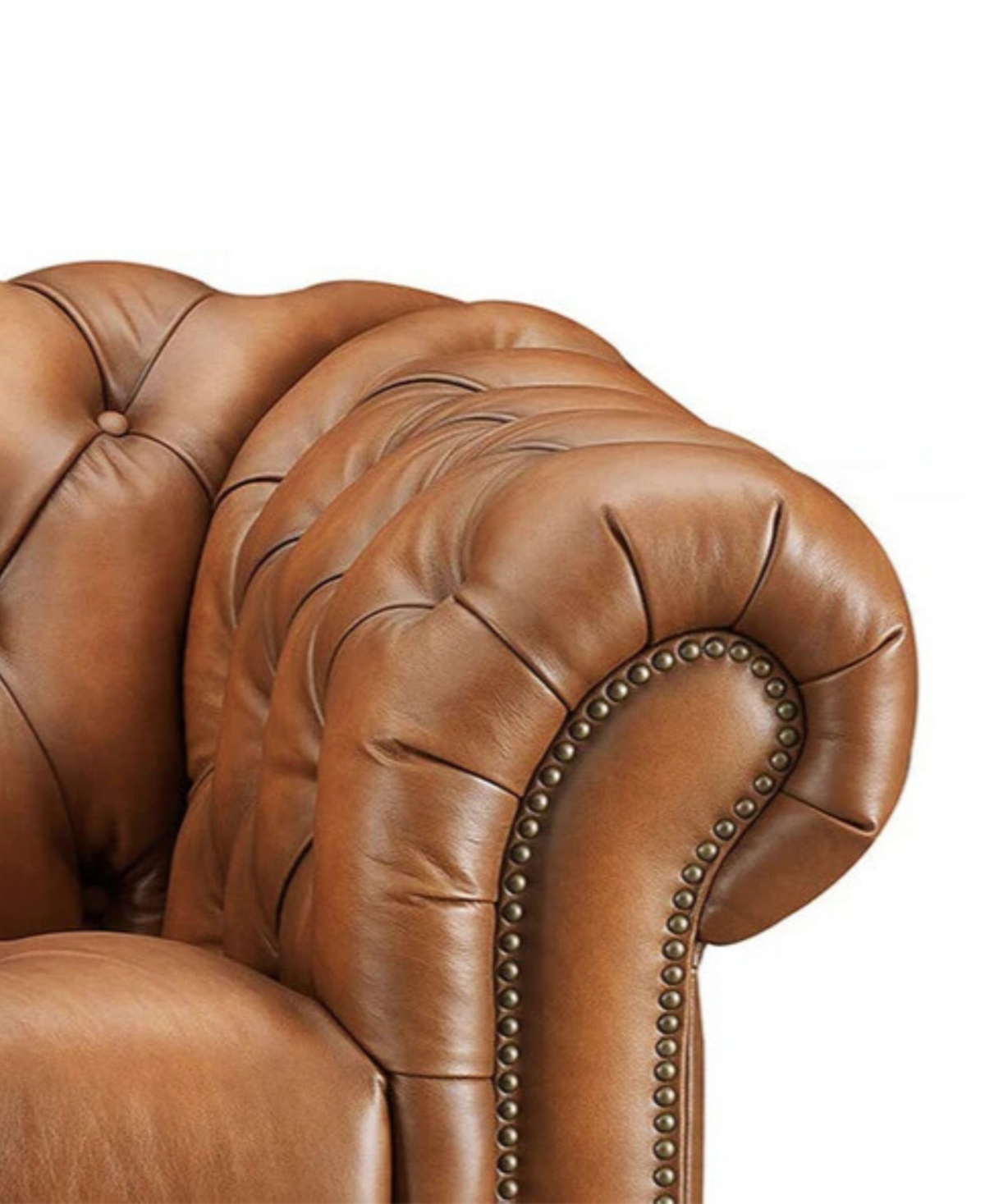 Hydeline York 89" Top Grain Leather Sofa