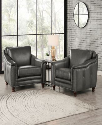 Belfast 42" Top Grain Leather Armchair