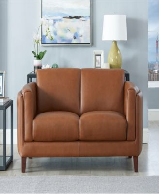 Maui 65" Top Grain Leather Loveseat