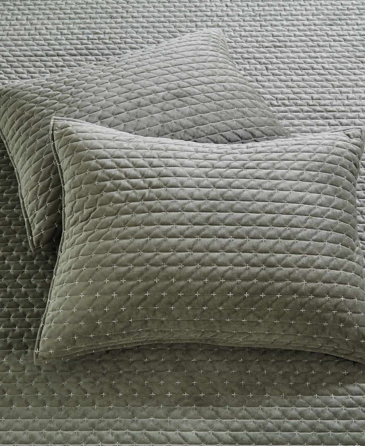 Levtex Velvet Stitch Reversible 3-pc. Quilt Set, Full/queen