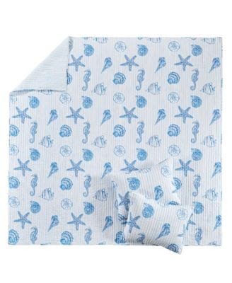 Sandy Cove Reversible 3-Pc. Quilt Set, Full/Queen