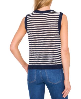 Women's Striped Shell Sweater