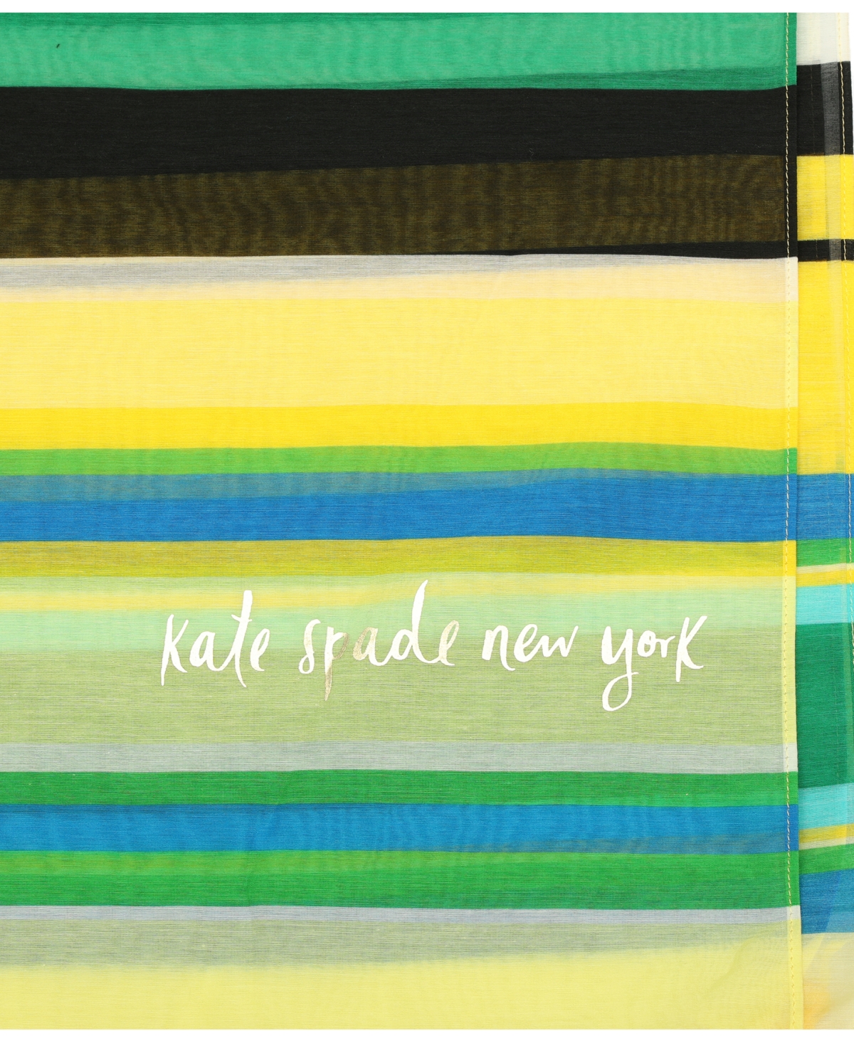 Shop Kate Spade Women's Sunny Stripe Oblong Scarf