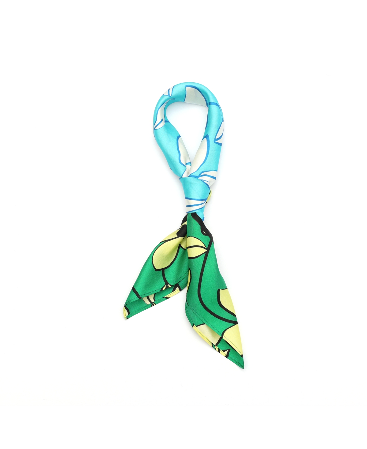 Kate Spade Women's Floral Vines Silk Bandana Scarf