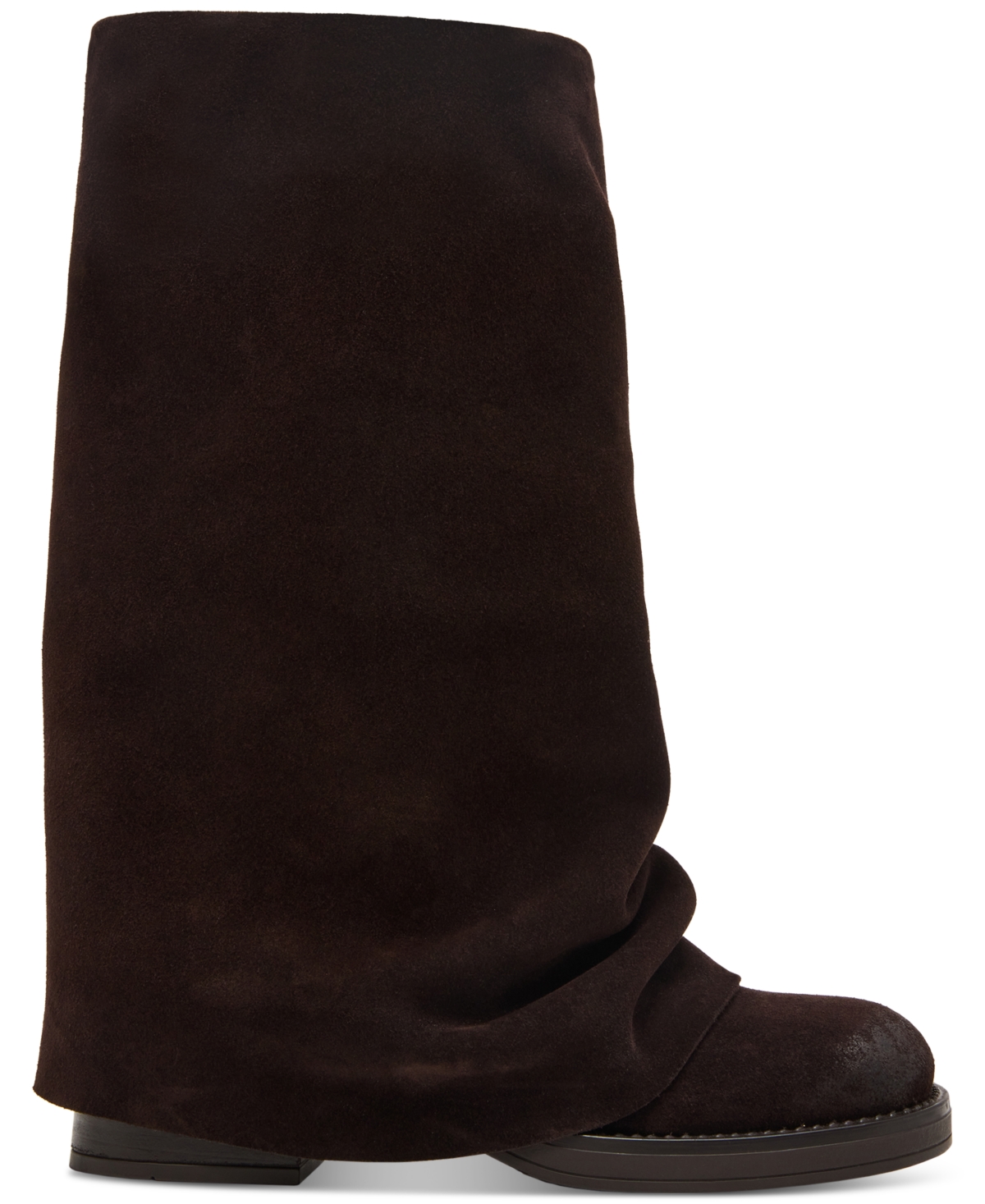 Shop Steve Madden Women's Benton Mid-shaft Foldover Cuff Moto Boots
