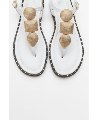 Giulia Leather Flat Sandal (Women)