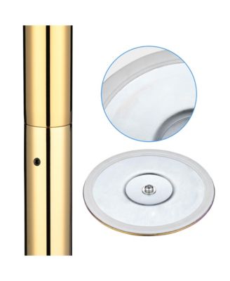 11 FT Gold Spinning Static Dancing Pole Kit w/ Extensions Fitness Dance Exercise