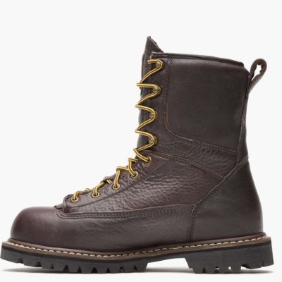 Men's Steel Toe Waterproof Lace-To-Toe Work Boot