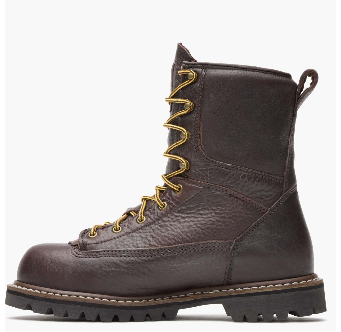 Мужские ботинки GEORGIA BOOT Steel Toe Waterproof Lace-To-Toe Work Boot, цвет: Коричневый — фото 5