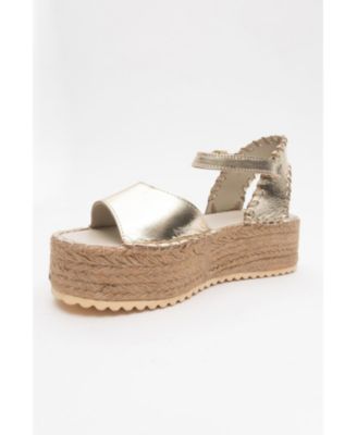 Serez Leather Platform Espadrilles Sandal (Women)