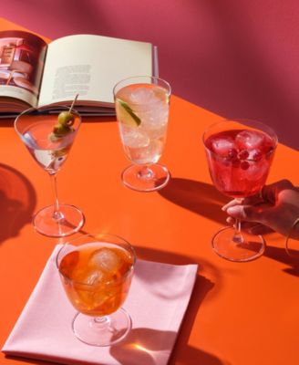 Bar Giani Long Stem Cocktail Glass, Set of 2