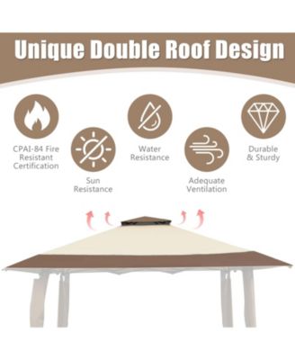 13 x 13 Feet Pop Up Gazebo Tent with Carry Bag for Patio Garden