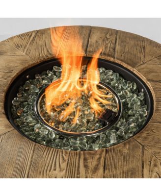30 in. Propane Round Fire Table 40000BTU Propane Fire Pit Table